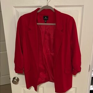 Elegant Red Women's Blazer